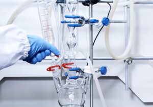 How to set up laboratory glassware with standard taper joints?