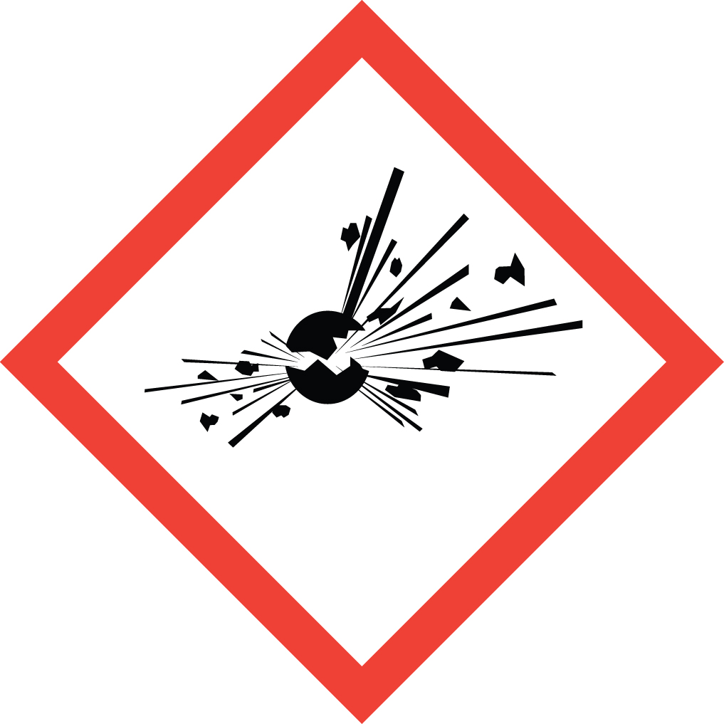 Explosive hazard pictogram