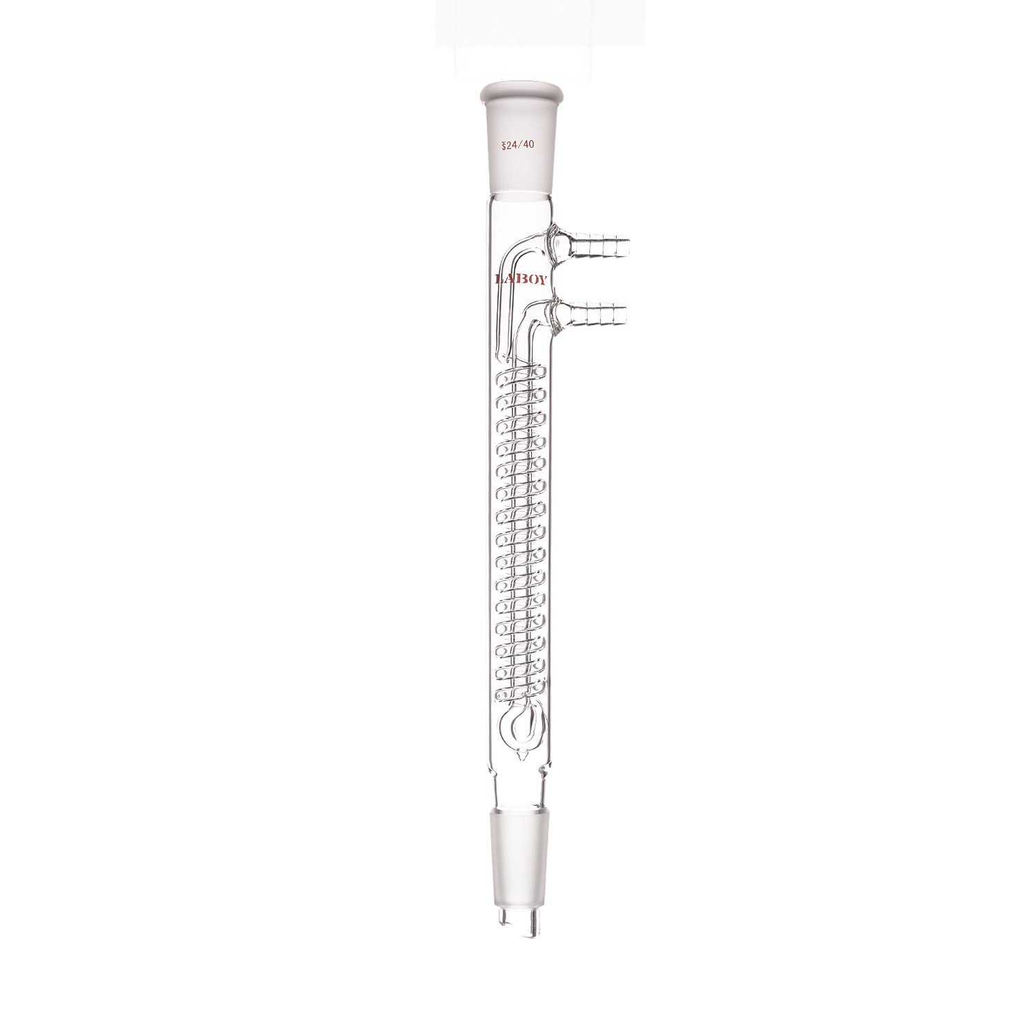 Dimroth reflux condenser designed for stronger cooling in more specialized reflux setups.