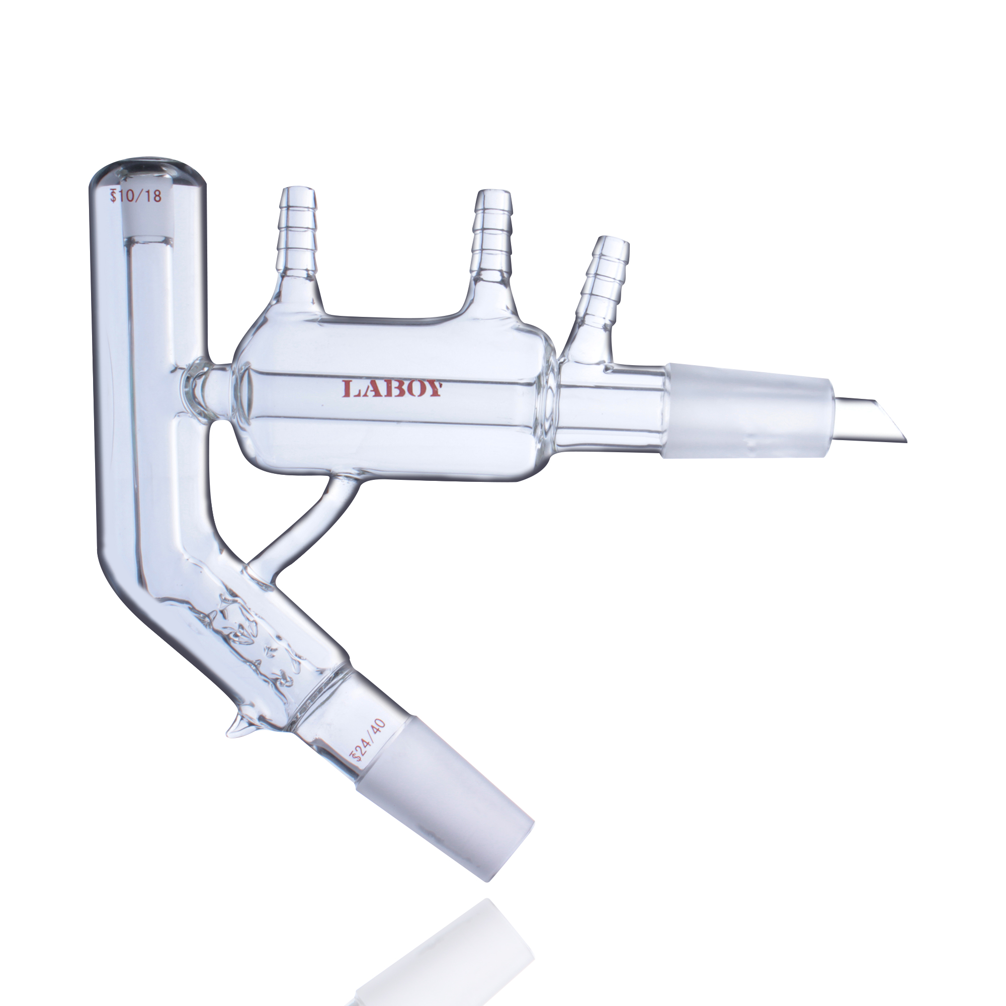 Short Path Distillation Head with Vacuum Jacket