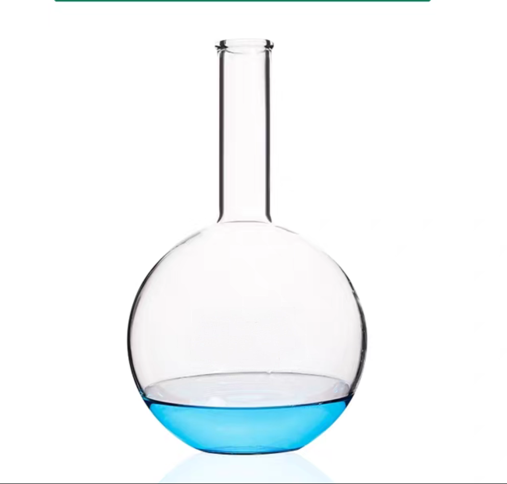 Florence flask compared with a standard flat-bottom flask and a round-bottom flask