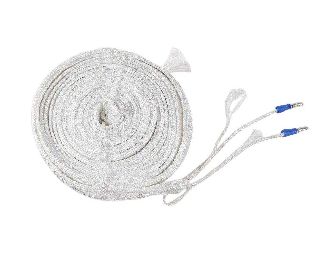 Laboratory heating tape used on a glass section that needs local warming